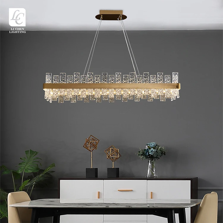 P0014 Luxury Textured Glass Chandelier – Creative Gold Art Suspension Lamp for Villa