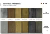 Beige/ Magnolia/ Teak/ Charcoal/ Teak/ Grey/ Coffee/ Snow