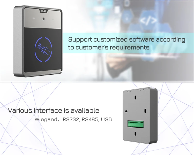 A AC8630  Liveness 3D Face Detection Terminal Face Barcode Scanner Wireless Recognition Access Control