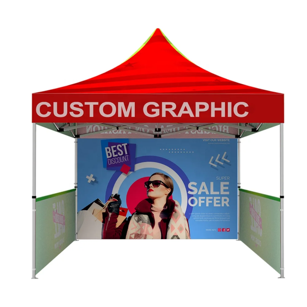 GEEWAY Wholesale Outdoor 10x10 Pop Up Trade Show Canopy Tent For 