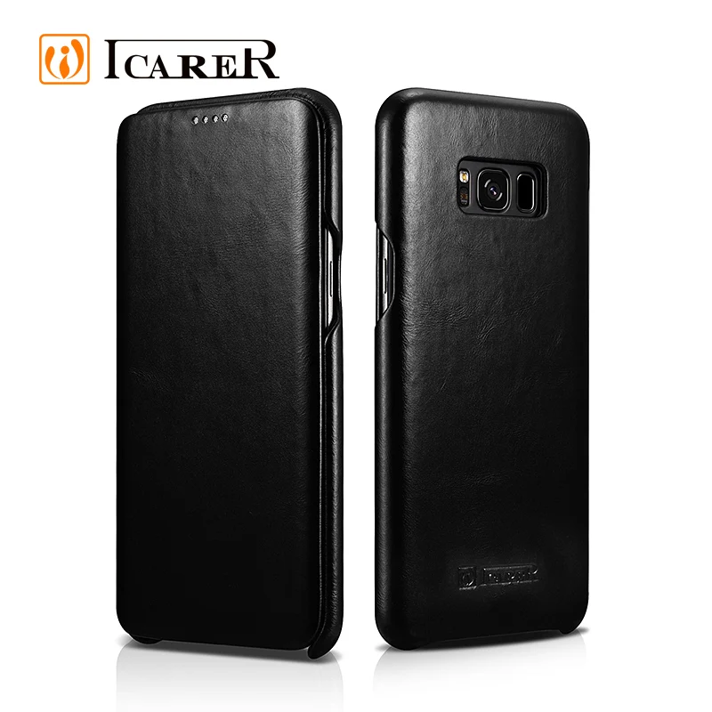 Custom Double Raw Material Telephone Shell Itel Leather Phones Case Mobile Phone Cover for Samsung Galaxy S8 Plus