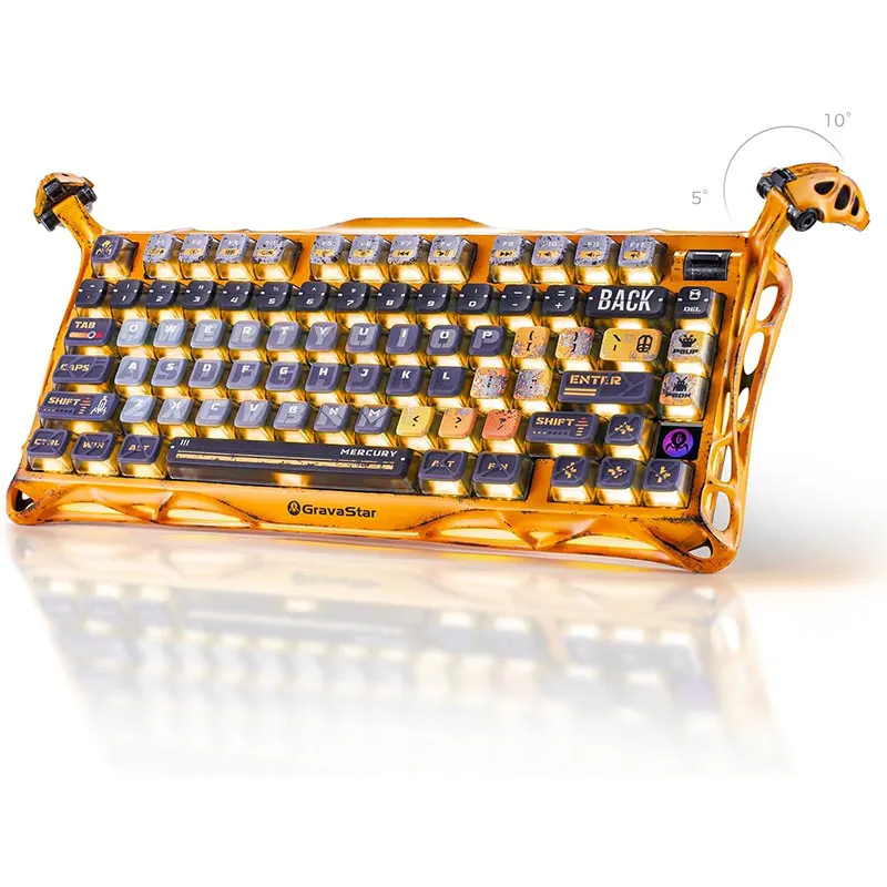 GravaStar Mercury K1 Pro Wireless Mechanical Gaming Keyboard with