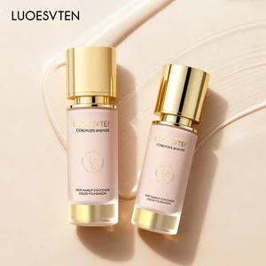 New Style Wholesale Oil-Control Brightening Concealer Liquid Foundation for a Matte, Long-Lasting Finish Makeup