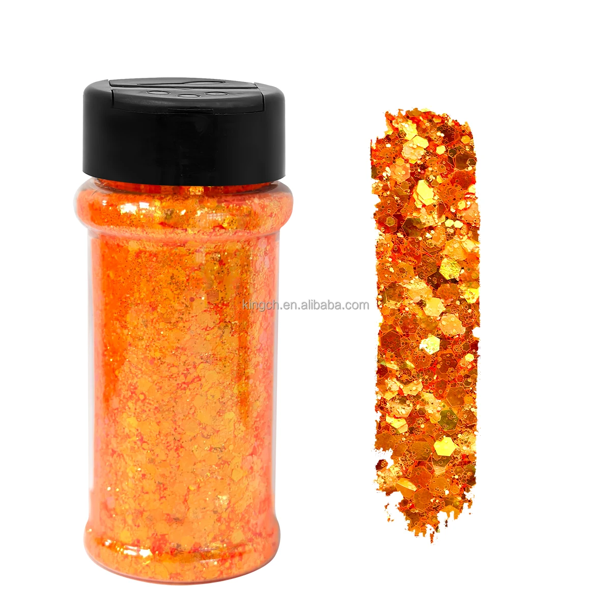 product factory wholesale cosmetic glitter powder hexagon pet bulk holographic glitter mixed chunky glitter powder for crafts 24 colors-11