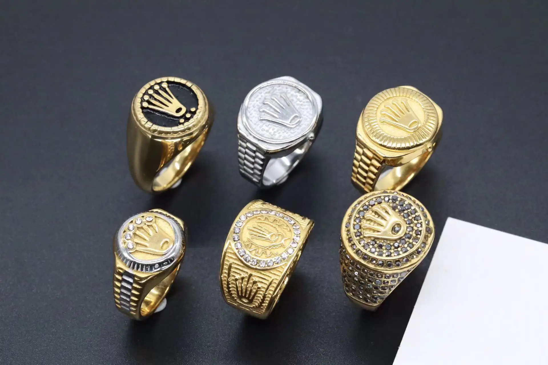 Wholesale Popular High Polished Stainless Steel Gold Plated Jewelry ...