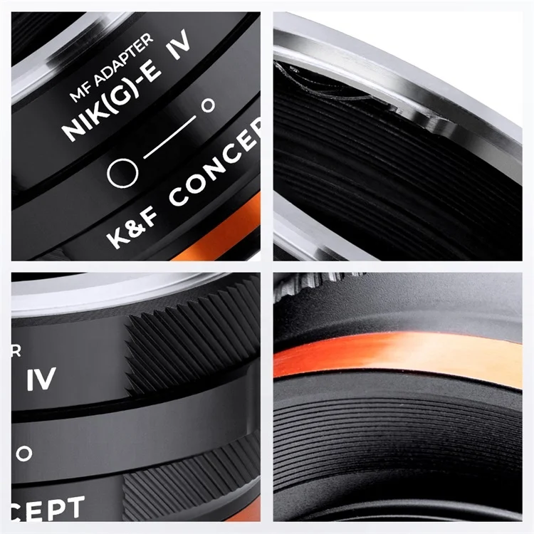 K&F Concept Lens Mount Adapter NIK(G)-NEX for Manual Focus