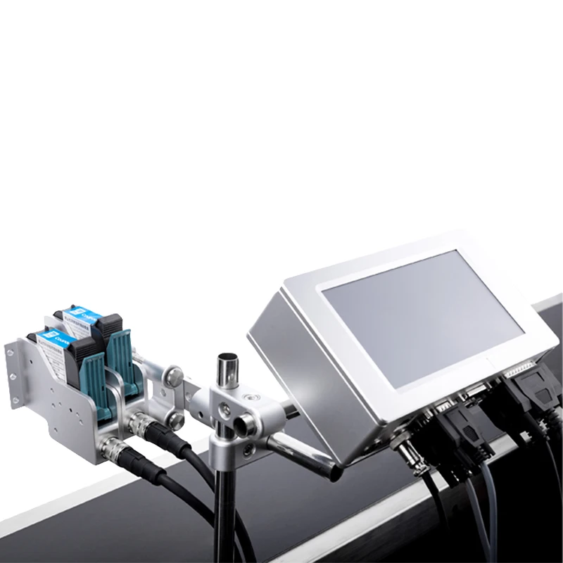 Faith Online Automatic Digital Thermal Inkjet Printer Double Sprinkler Multi-Language TIJ Coding Machine for Tube Bill Printing