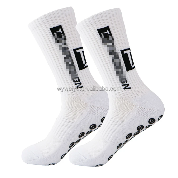2023 New Grip Socks Football Soccer White Anti Slip Men Sport Socks