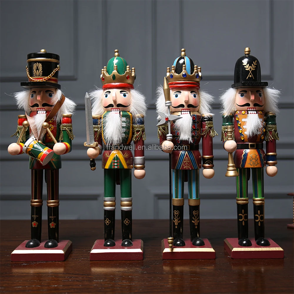 Support Customized Large Life Size Nutcracker Sculpture/fiberglass Nutcracker Soldier Statue