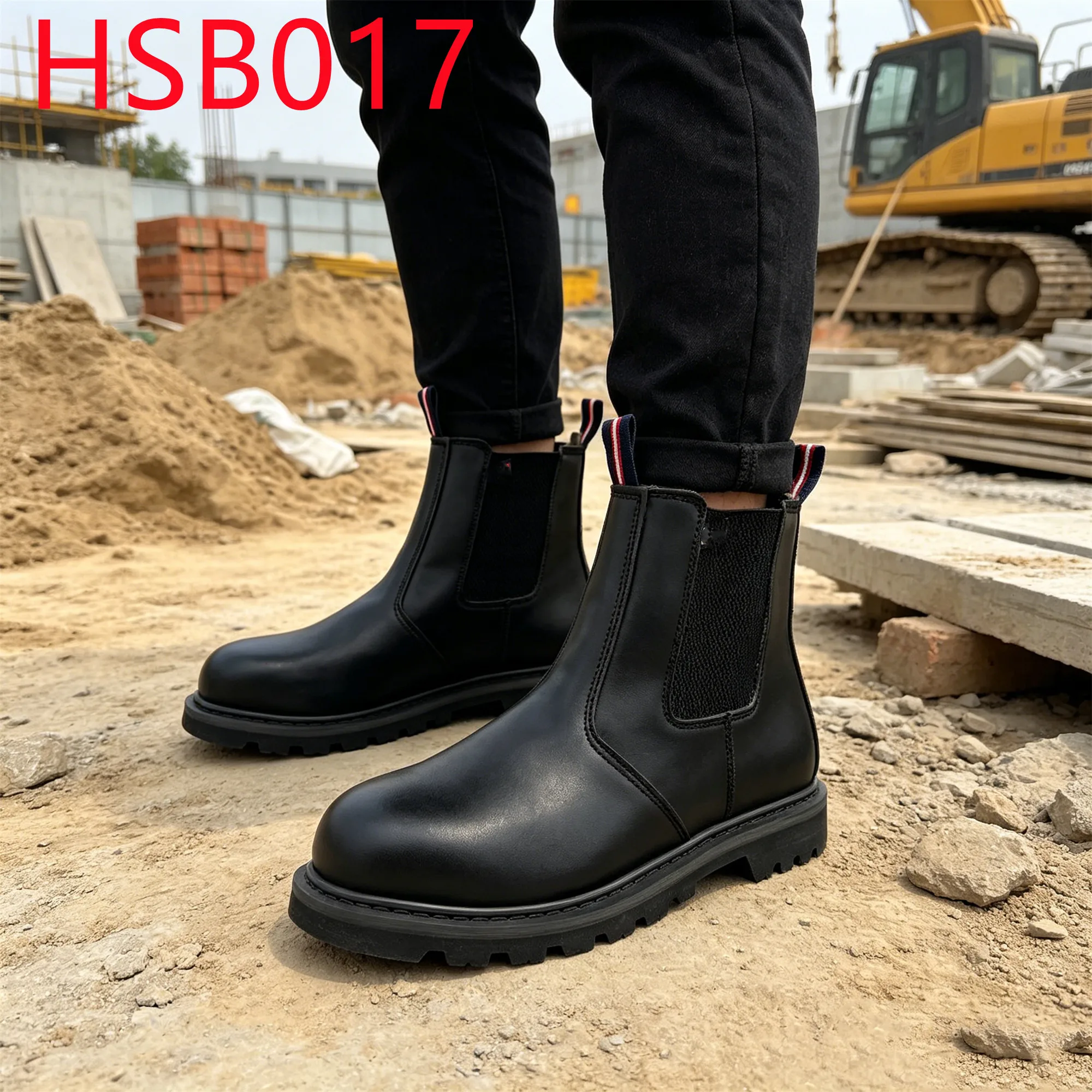 YYR,Construction Crews Precise protection High Standard Labor Shoes Warehouse Staff Goodyear Rubber Sole Safety Boots HSB017