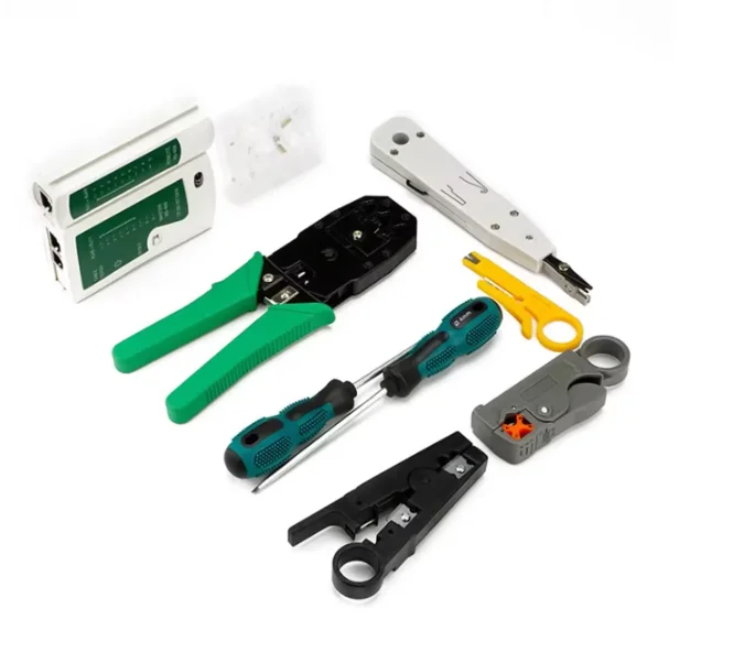 Computer Network Repair Tool Kit Lan Utp Screwdriver Wire Stripper Rj45 Connector