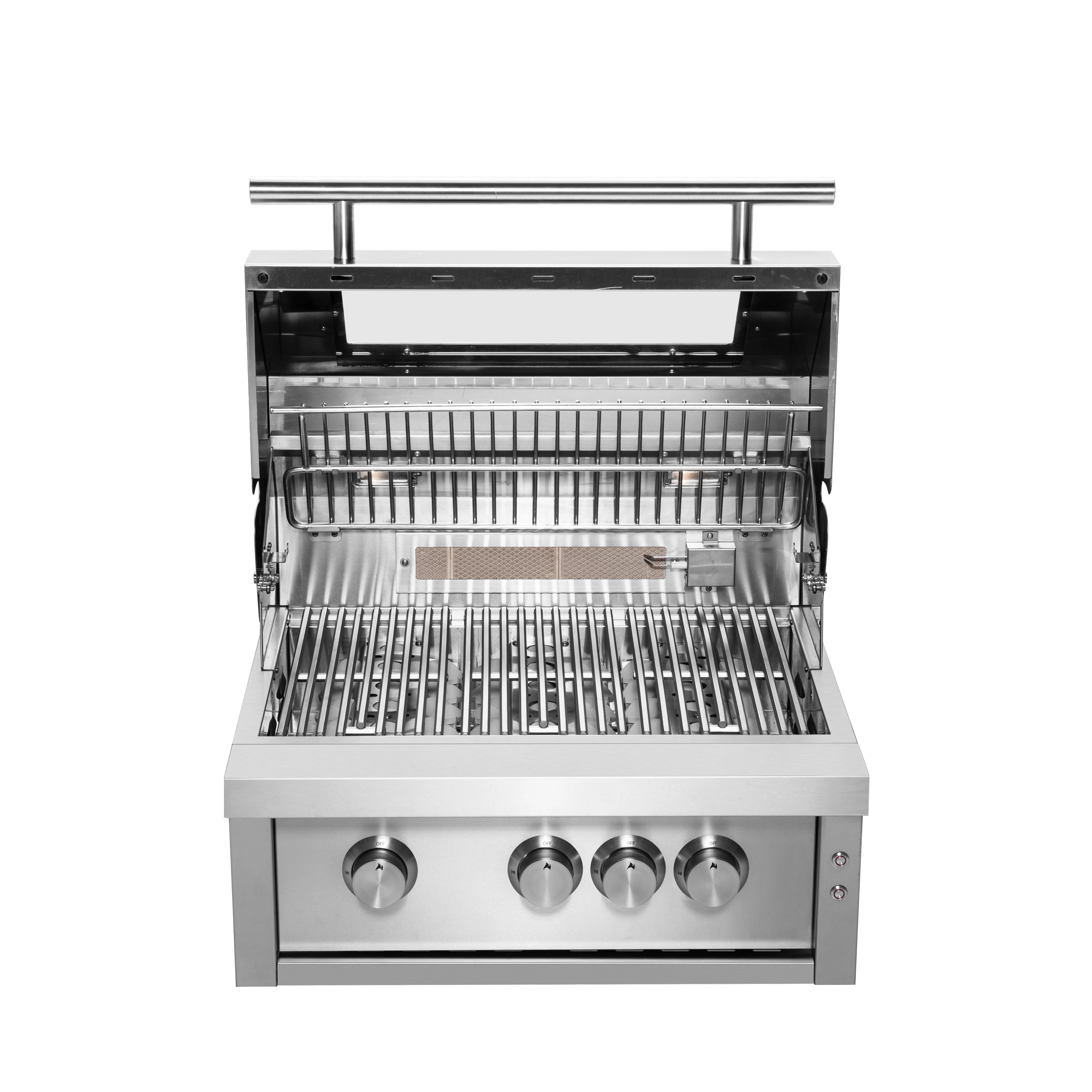 Fashionable Durable Flip-Top Stainless Steel 304 BBQ Grill for Outdoor Family Dining and Barbecuing supplier