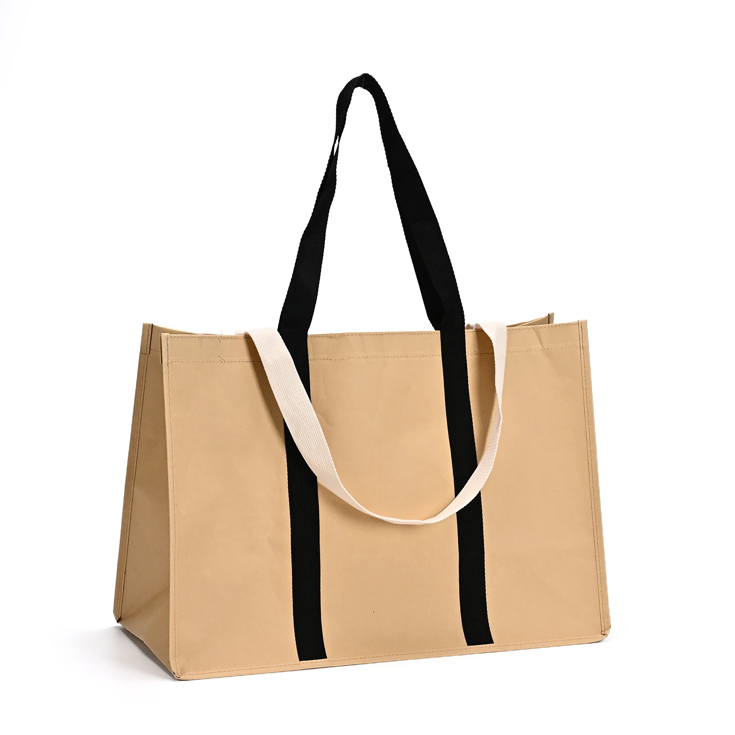 Good Quality Kraft Paper Bag Custom Packaging Waterproof Composite Flat Bottom Paper Bag Standing Packaging Pouch factory