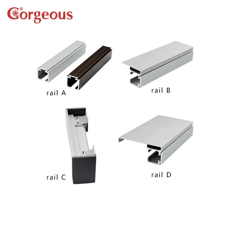 Gorgeous Modern Soft-Closing Roller Spring Sliding Door System with Damper Tracking for Sliding Gates