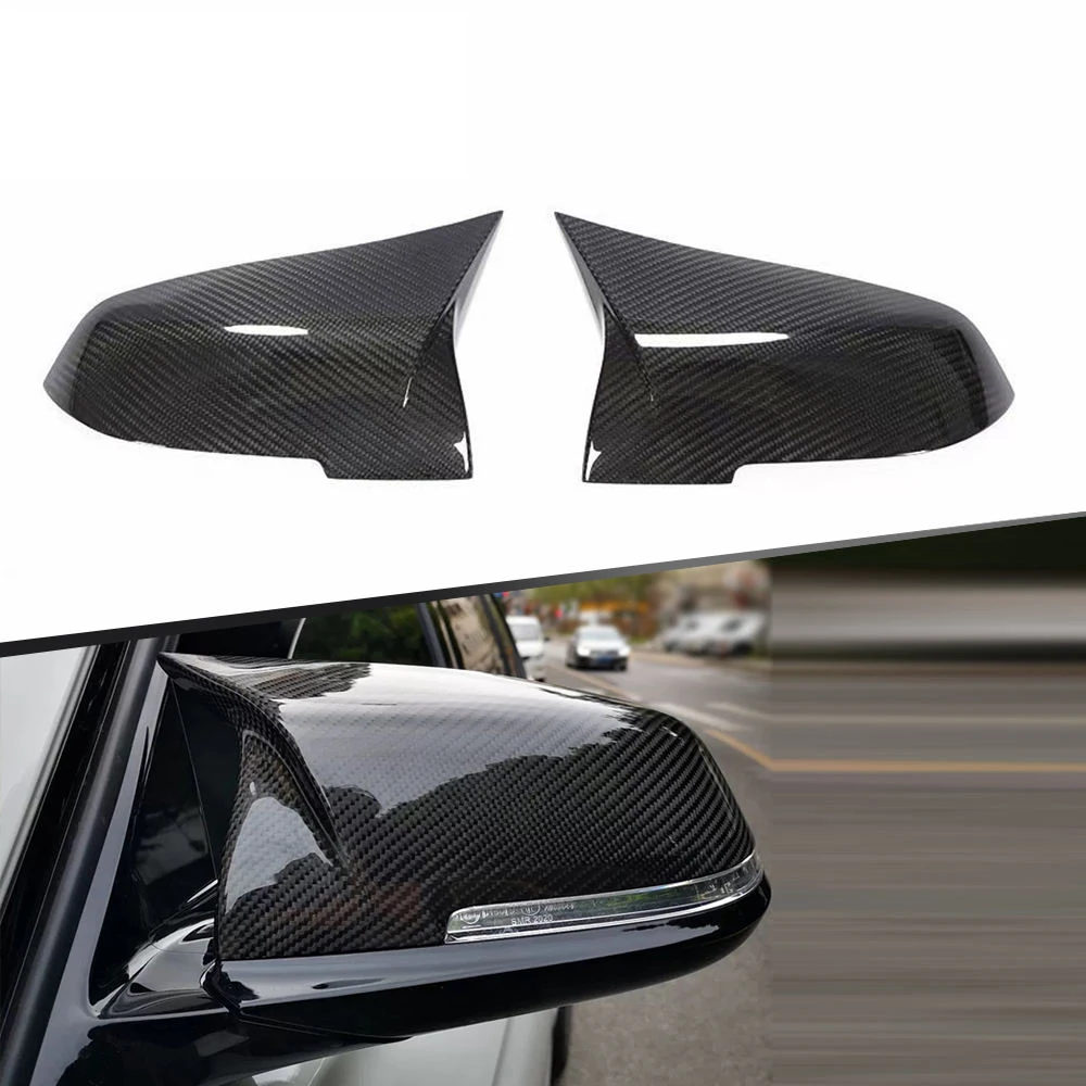 M Look Dry Carbon Side View Wing Mirror Covers for BMW F20 F22 F30 F35 F34 F32 F33 F36 E84 I3 2012-2018
