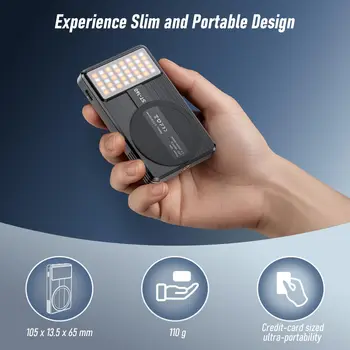 Selfie Light 160 Led 3000mah Rechargeable Cell Phone Fill Light Portable Clip on Light for Phone Tiktok Video Fill Lamp detail image