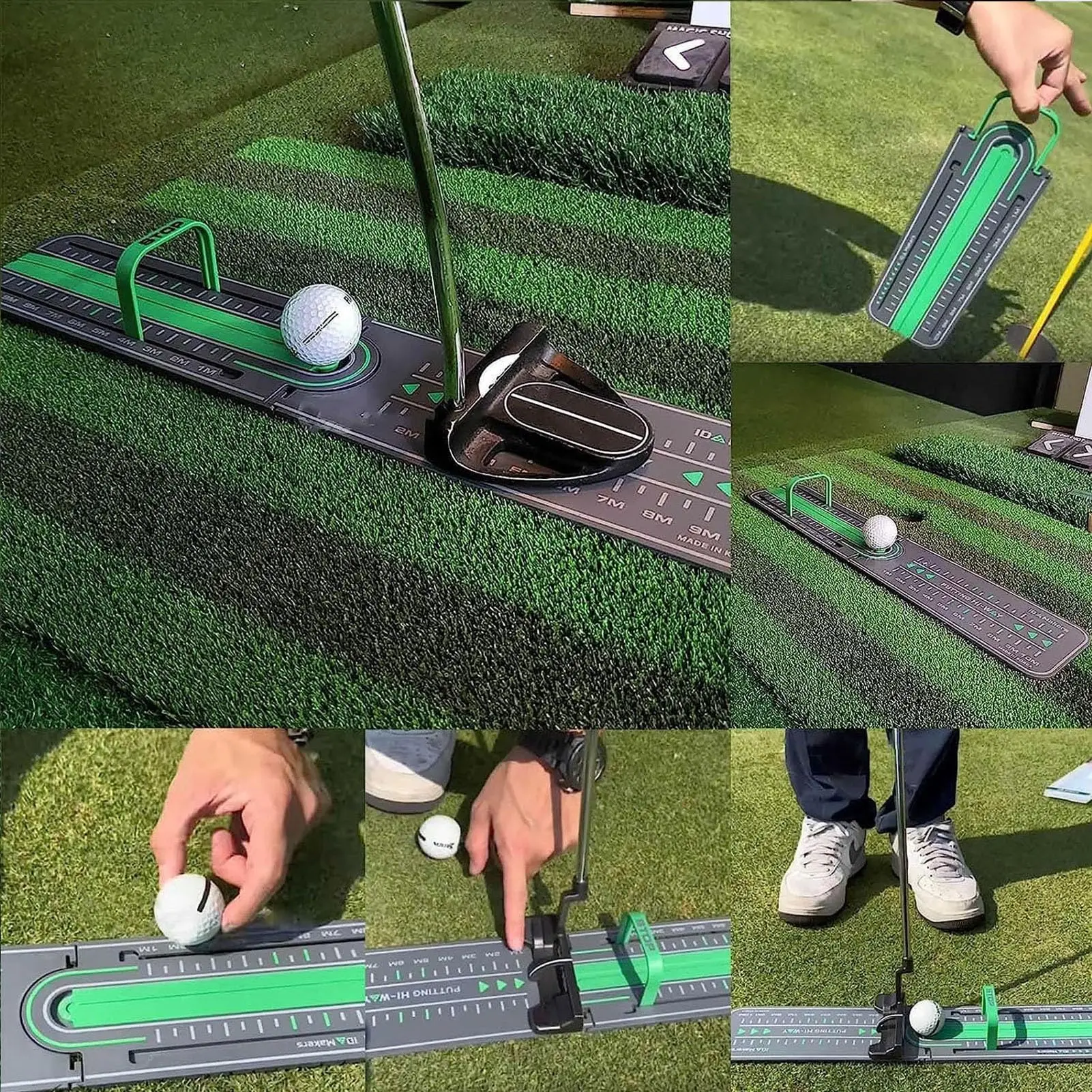 2023 New Golf Training Putters Portable Practice Tool Green Golf