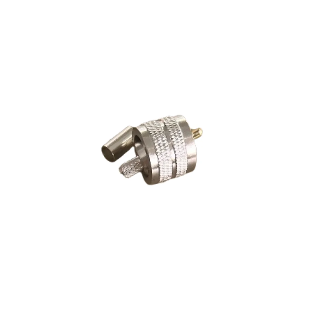High Performance UHF-C-J3 Connector Male UHF Connector Crimp RG142 Cable UHF RG58 Coaxial Connector factory
