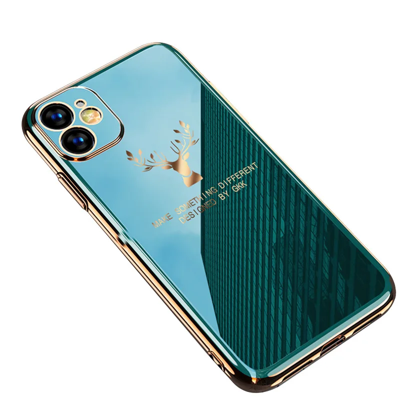 Luxury Electroplated TPU Phone Case For iPhone 12 mini 12 11 Pro Max Xs Xr Xs Max 7 8 Plus Soft Back Cover
