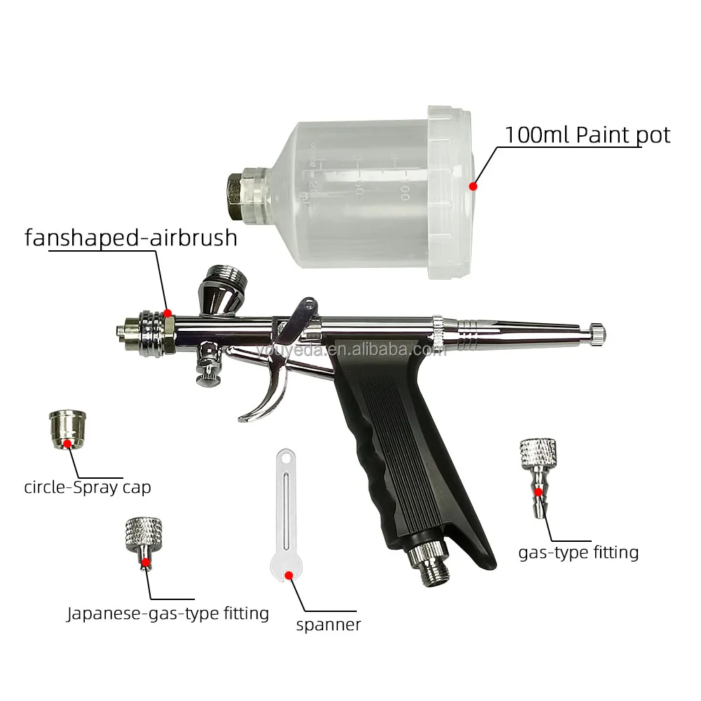 Large Area Trigger Type Butterfly Airbrush Roundness Paint Spraying