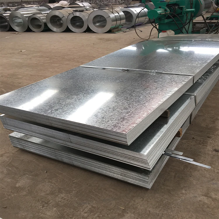 Dx51d Z275 Sgcc Hot Dipped Galvanized Steel Sheet 4x8 26 Gauge Galvanized Steel Metal Zinc ...