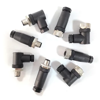 SVLEC  ip67/ip68 M8 waterproof assembly A/B/ 3pin 4pin 5pin  female/male connector