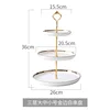 White gold-plated triple layer 6810 inch