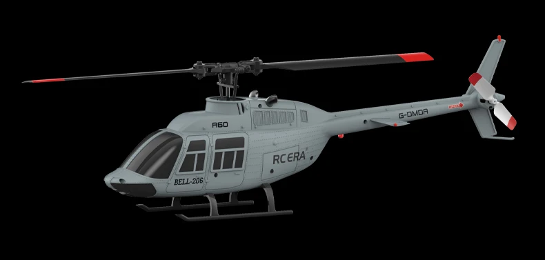 HOSHI ERA A60 RC Plane Helicopter 2.4G 6-Axis Gyroscope 6CH Optical Flow Altitude Hold USB MINI BELL 206 Remote Aircraft