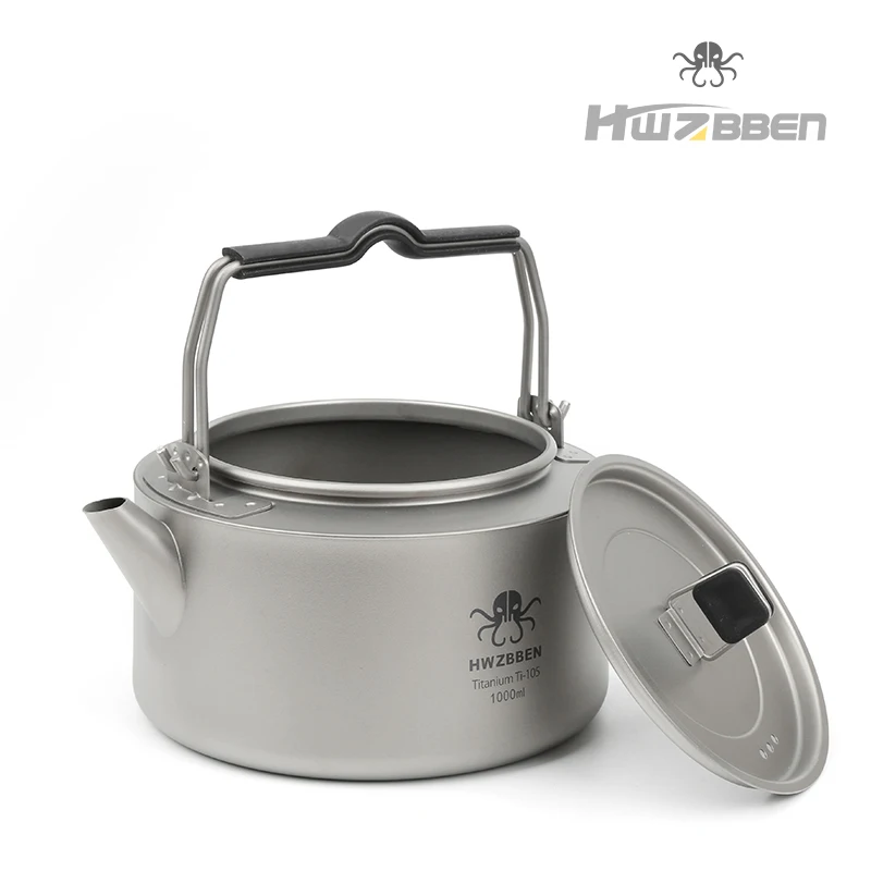 Hwzbben Pure Titanium Outdoor Kettle Lightweight And Durable - Temu