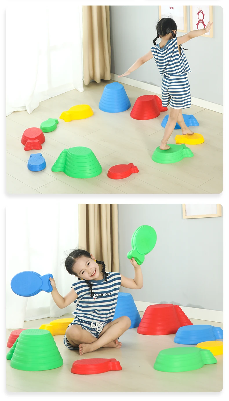 Balance Stepping Stones For Kids 11pcs Anti-skidding Stepping Stones ...