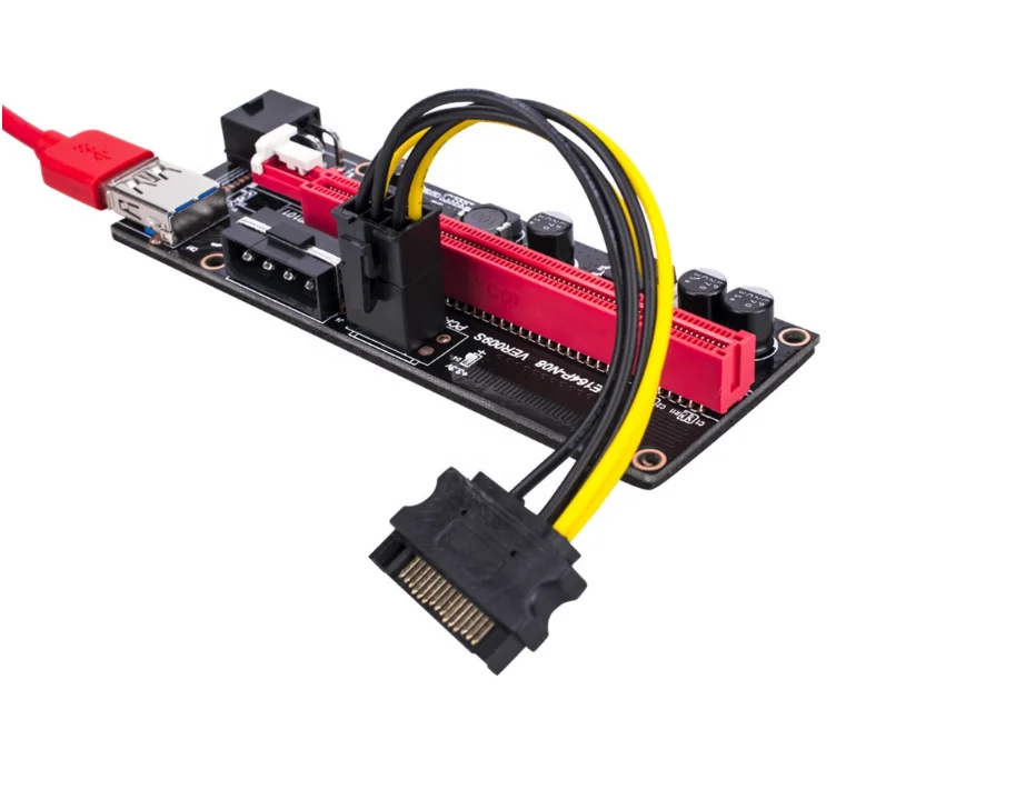 Заводская Прямая поставка VER 009S PCI-E Райзер 1X до 16X USB 3,0 удлинитель GPU для переходной карты