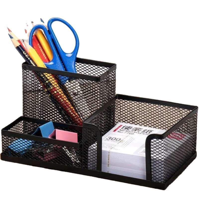 Оптовая продажа настольное украшение коробка для хранения канцелярских принадлежностей офисный декоративный контейнер ручек офисные принадлежности канцелярские