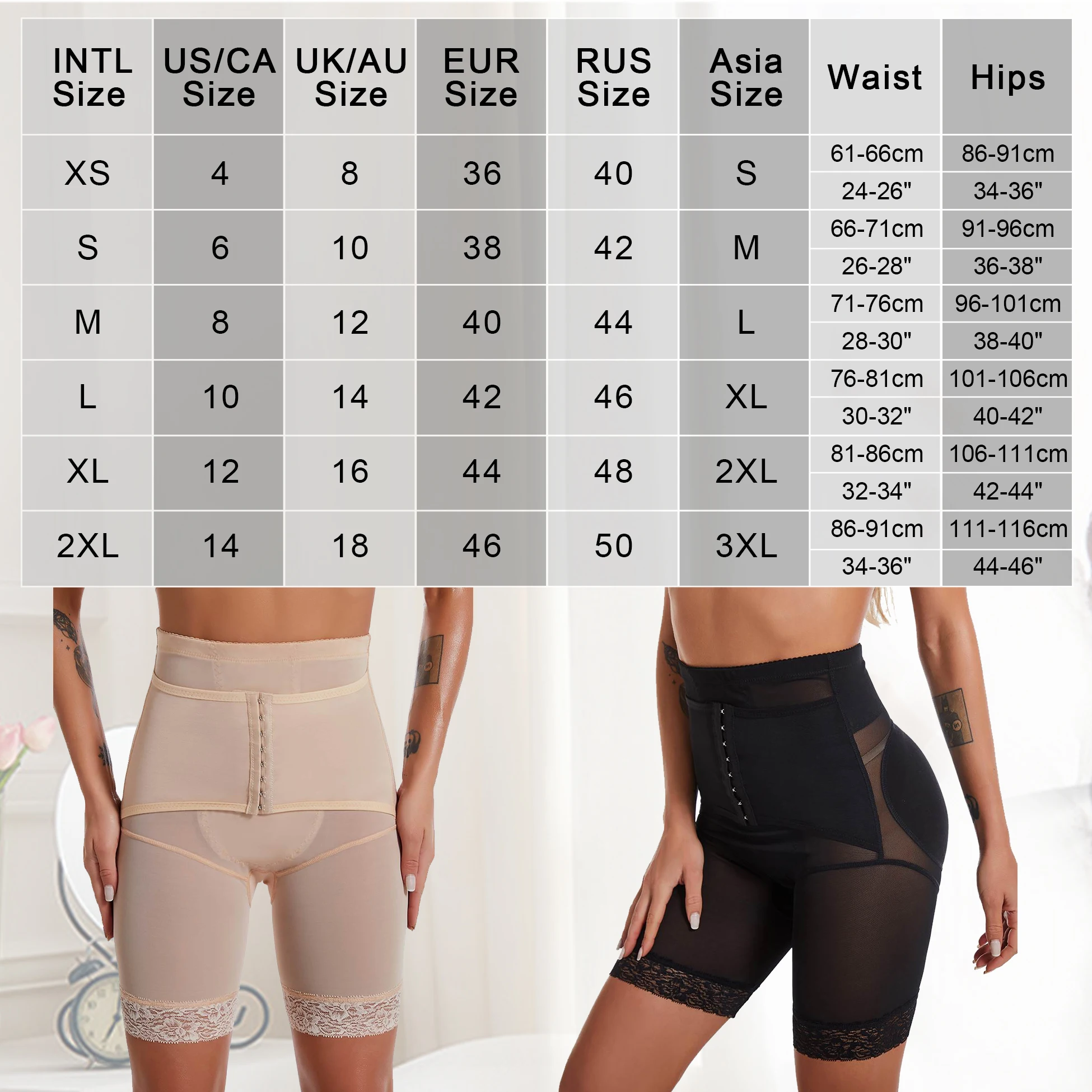 Ohyeah Slimming Ass Padded Hip and Tummy Padded Butt Lifter Shaper Tights