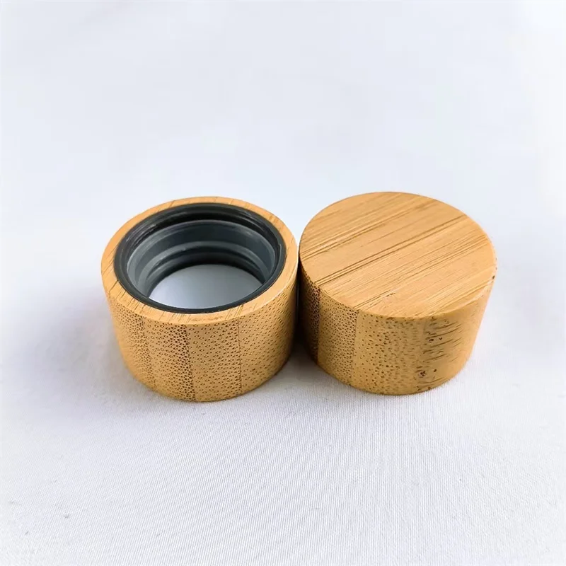 24 мм 28 бамбуковая крышка капельницы пластиковая с винтовой крышкой распылитель эфирного масла бутылки чашки