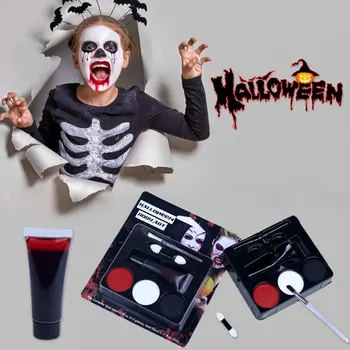 Water based Halloween party supplies professional face paint fake blood kit for kids