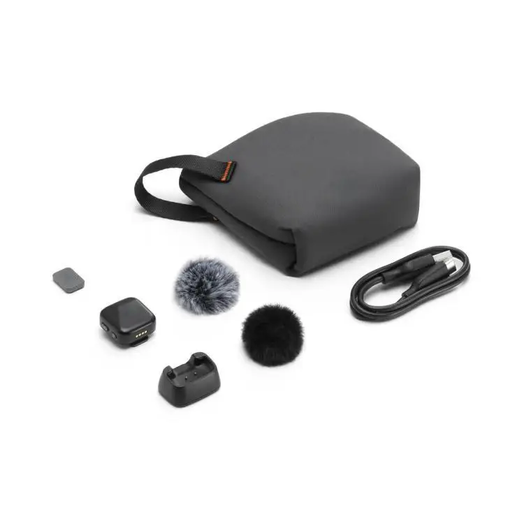 Original DJI Mini Mic Transmitter - 8 Hours Battery Life, GFSK