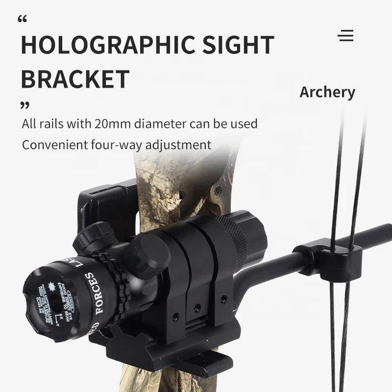 High Precision Archery Green Laser Sight Aluminium Alloy