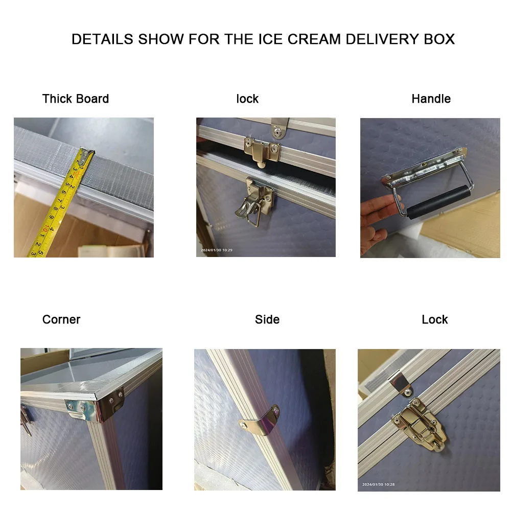 Popsicle Selling Box High Quality Portable for Ice Cream Selling With-22  Degree Ice Block Cooler Box Ice Cream Cooler Box