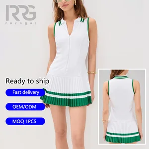 Roregal New Fashionable Breathable High Elasticity Tennis Skirt Casual Fitness Yoga Skirt for Women