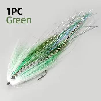 Multi-color Big-eye PVC Imitation Bait with Streamer, Mid-water Trout Fly Fishing Lure, Durable High Carbon Steel Fly Tackle – Lure – view 4
