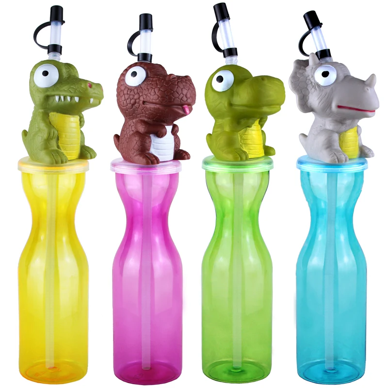 Dinosaur Lid Plastic Yard Cups With Straw,Pet & Pvc,Custom Accept - Buy ...