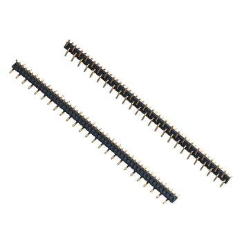 1.27mm pitch pin header 1-50pin SMT Type Single Row socket PCB straight/right male power pin header connector