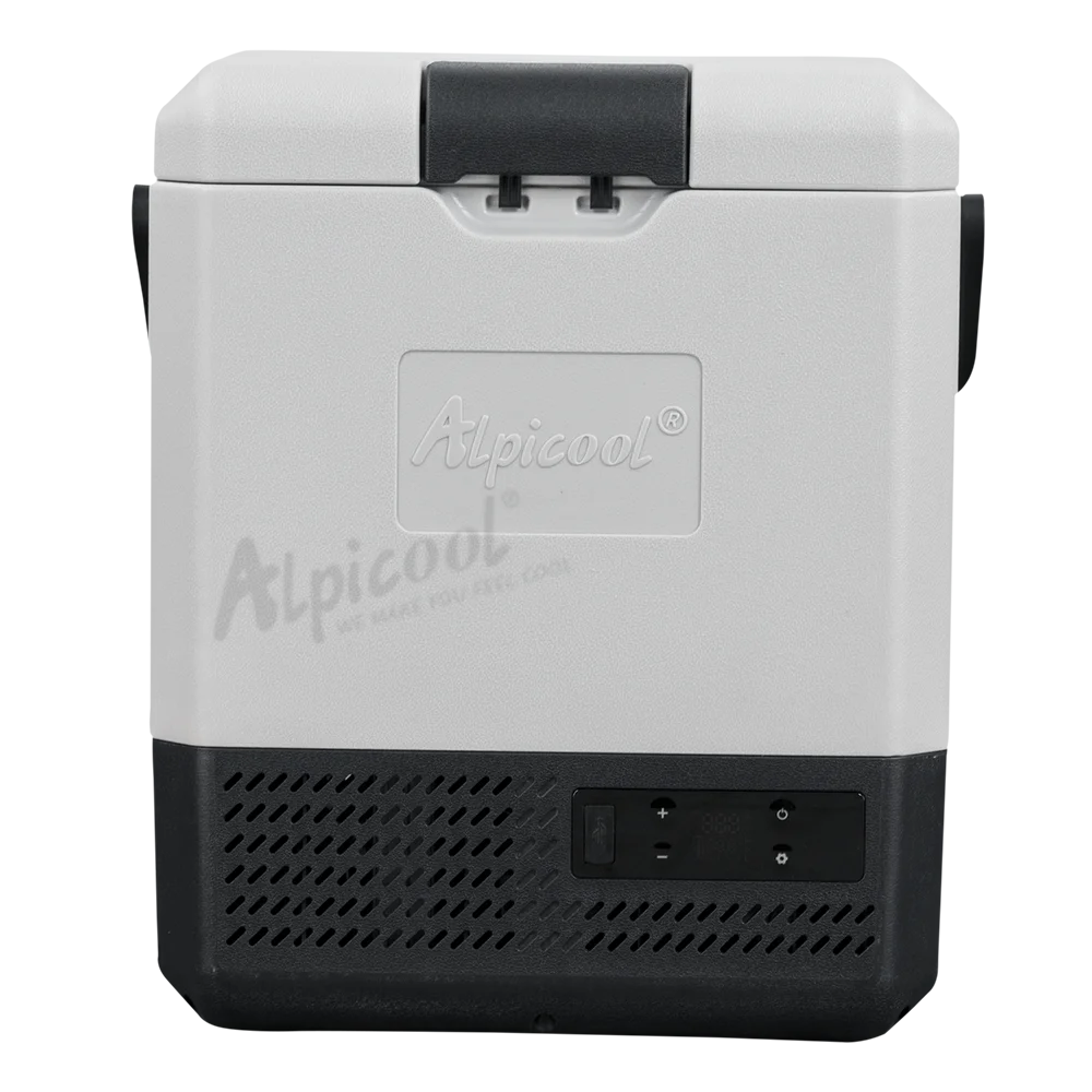 【なすべての】 Alpicool P8 8l Samllミニ冷蔵庫冷凍庫、ハンドルと屋外ポータブル冷蔵庫用バッテリー付き Buy Dc