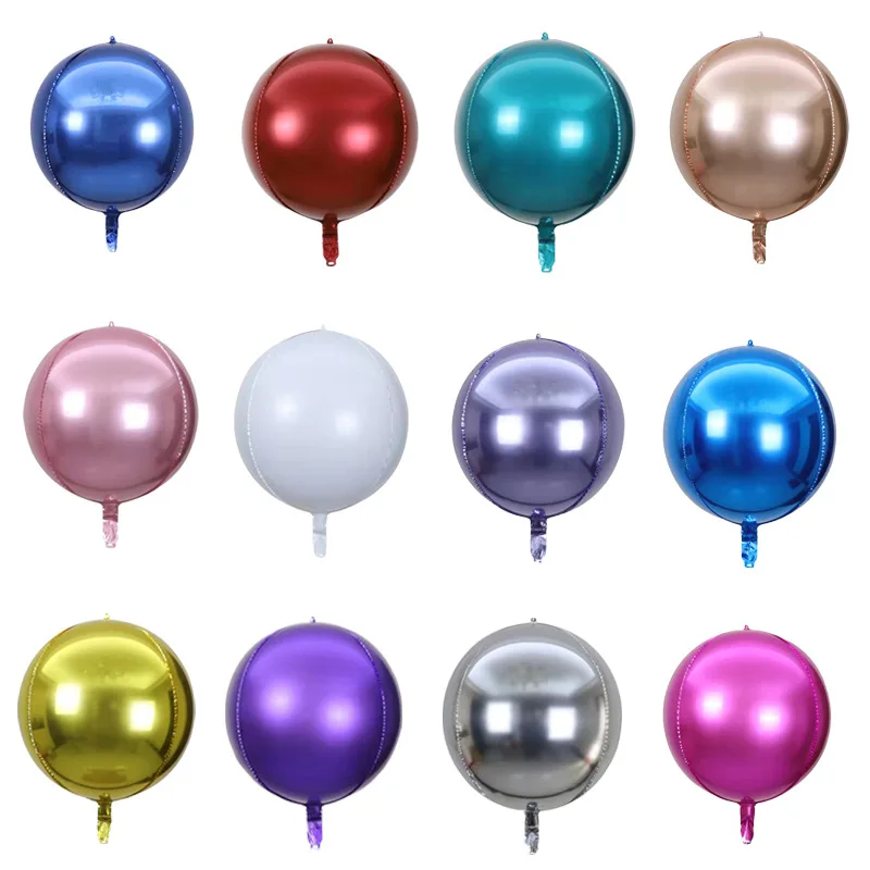 Factory Outlet Multi-Size 4D Round Foil Balloon for Party Decoration