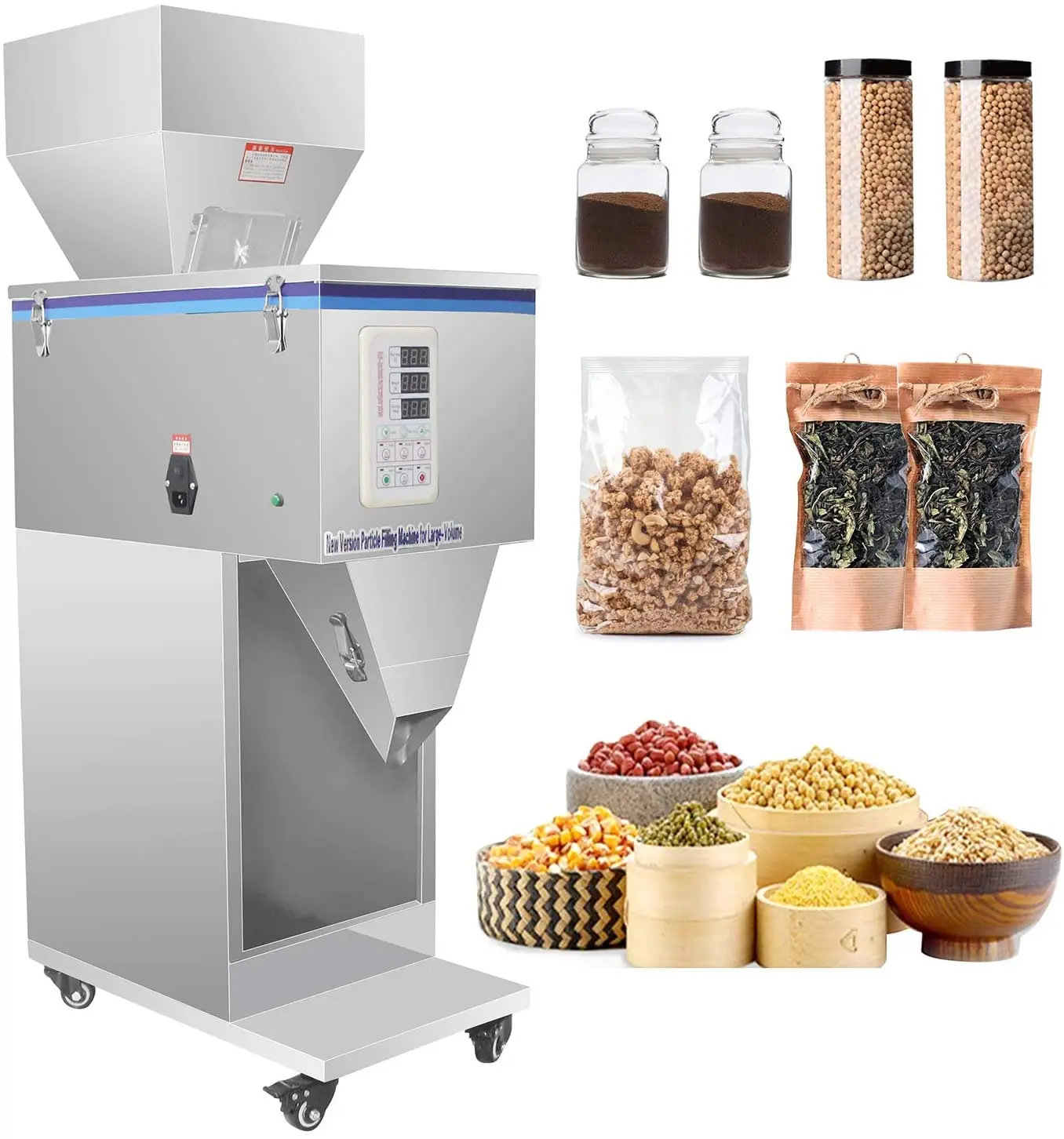 High Quality Semi Automatic Grain Doser Machine/pistachio Nuts Weighing Filling Machine with Factory Price