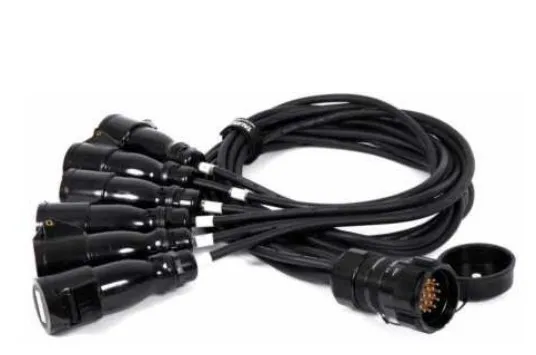 Câble d'alimentation Powercon norme EU 1.8m Easy - Plugger : Câble d