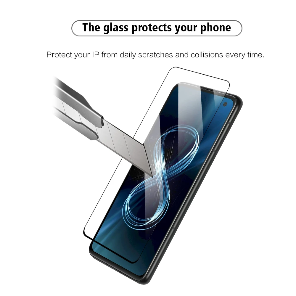 Asus Zenfone 8 Flip Screen Protector Tempered Glass 3