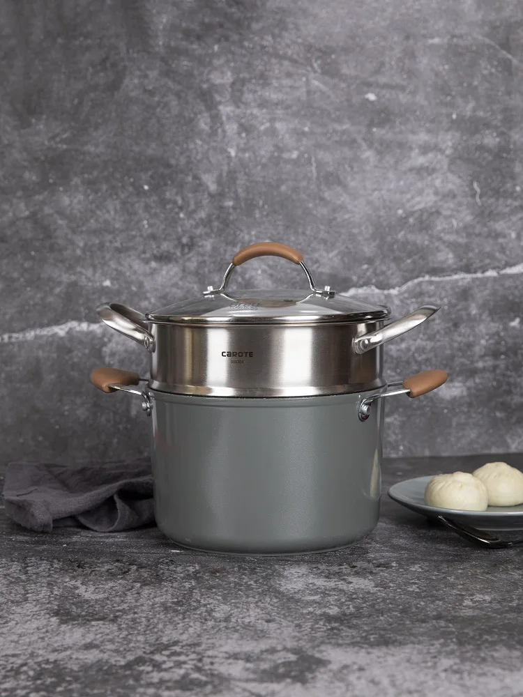 carote forged aluminum casseroles with s/s