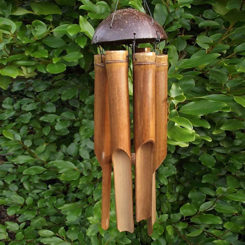 Magefertigte Grohandels-Bambus-Windspiele Holz-Windspiele Bambus Beste  Heim- oder Gartendekoration