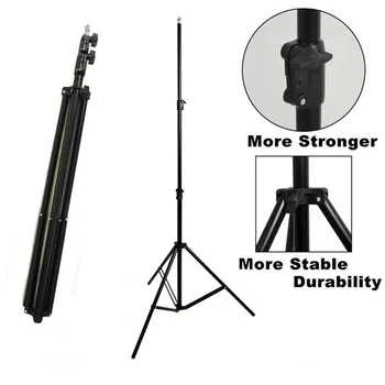 2.8 * 3m / 9.2 * 9.8ft Adjustable Photography Background Support System Backdrop Stand Crossbar Photo Studio Kit for Backdrop detail image